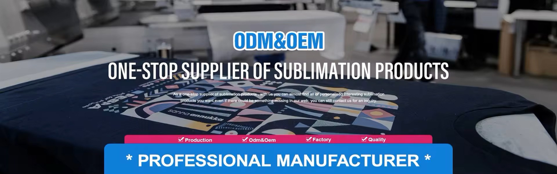 Qualité blancs de sublimation Fabrique