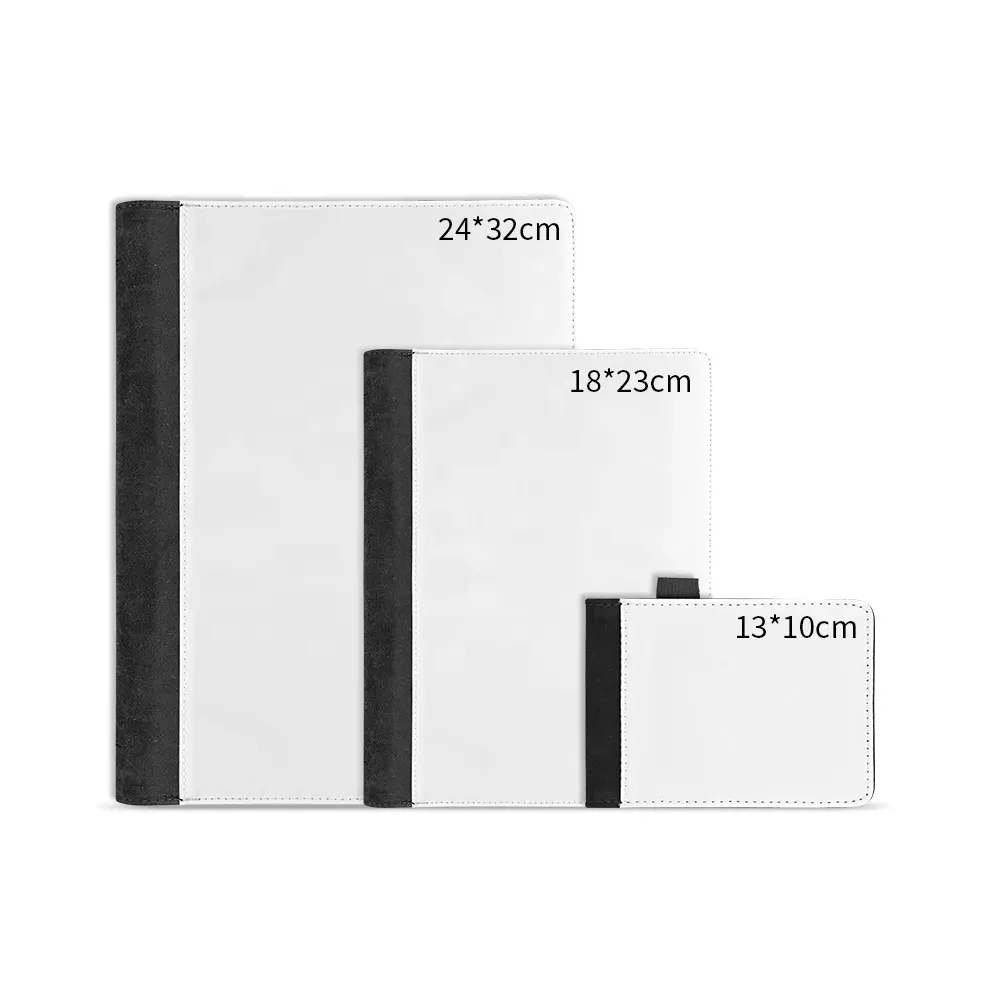 Sublimation Blank Notebook Journal Portfolio Diy Custom Logo Fabric ...